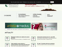 Tablet Screenshot of medius.sk